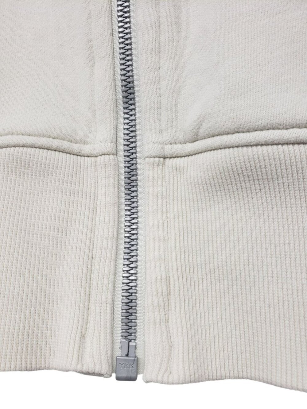 Lululemon Scuba Full-Zip Cropped Hoodie Bone Cream Minimal Neutral - Picture 4 of 16